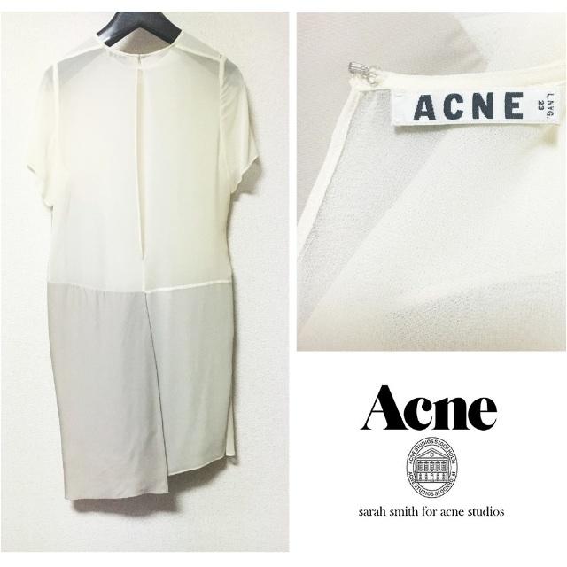 《Acne》シルク ワンピース