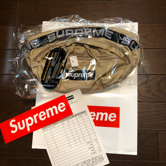 Supreme(シュプリーム)のSupreme Waist Bag 18SS Tan ベージュ メンズのバッグ(ウエストポーチ)の商品写真