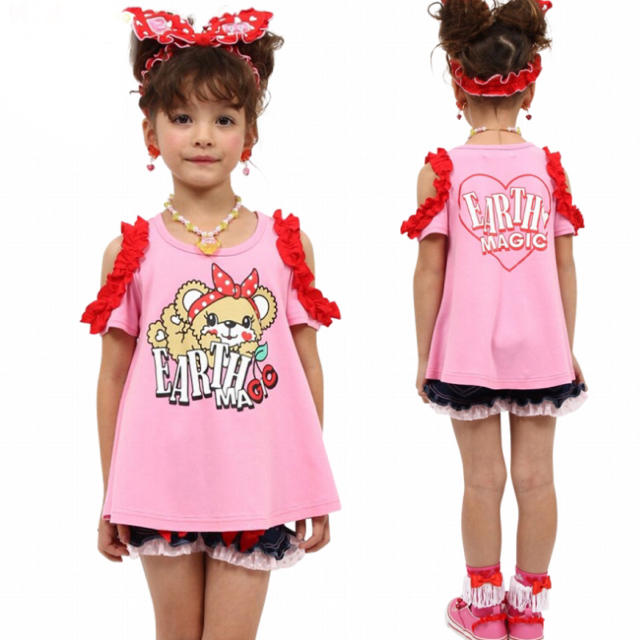 EARTHMAGIC(アースマジック)の新品120cm  いいね♡不要です キッズ/ベビー/マタニティのキッズ服女の子用(90cm~)(Tシャツ/カットソー)の商品写真