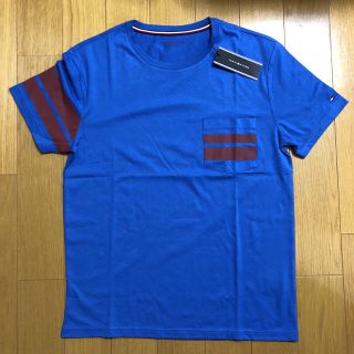 トミーヒルフィガー(TOMMY HILFIGER)の【新品未使用タグ付き】TOMMY HILFIGER Tシャツ ブルー(Tシャツ/カットソー(半袖/袖なし))