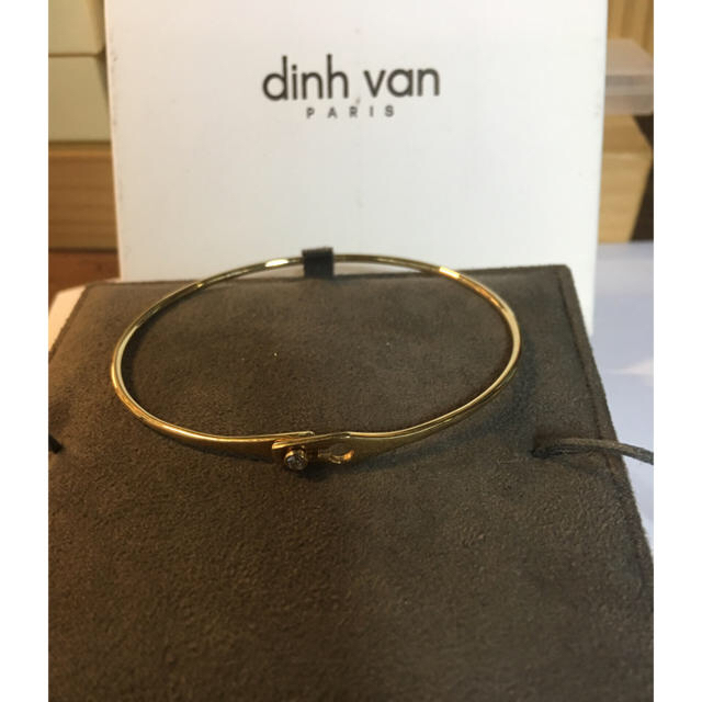 【激レア　美品】dinh van ホワイトゴールドダイヤブレスレット