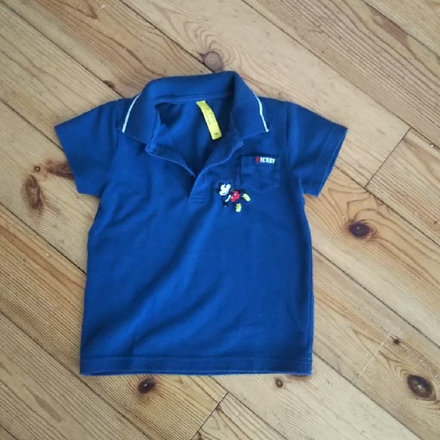 Disney(ディズニー)のミッキーマウス ポロシャツ 110 キッズ/ベビー/マタニティのキッズ服男の子用(90cm~)(Tシャツ/カットソー)の商品写真