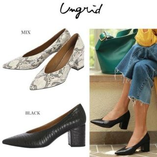 アングリッド(Ungrid)のungrid☆。.:＊・゜チャンキーヒールパンプス(ハイヒール/パンプス)