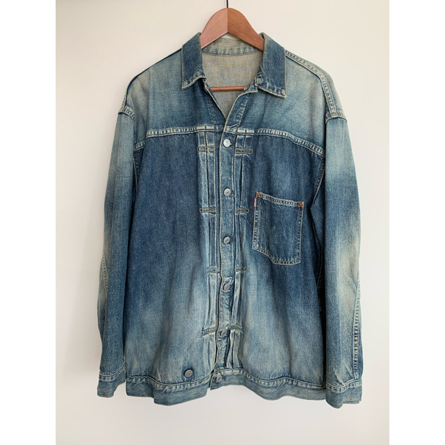 L'Appartement DEUXIEME CLASSE(アパルトモンドゥーズィエムクラス)のアパルトモン   STAMMBAUM OVERSIZE DENIM JACKET レディースのジャケット/アウター(Gジャン/デニムジャケット)の商品写真