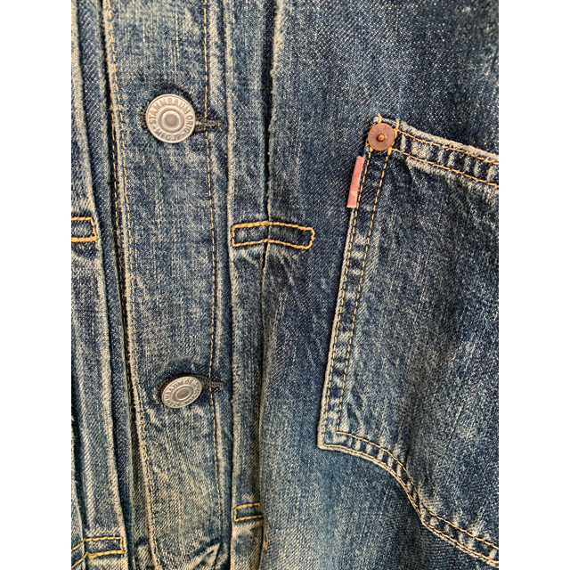 L'Appartement DEUXIEME CLASSE(アパルトモンドゥーズィエムクラス)のアパルトモン   STAMMBAUM OVERSIZE DENIM JACKET レディースのジャケット/アウター(Gジャン/デニムジャケット)の商品写真