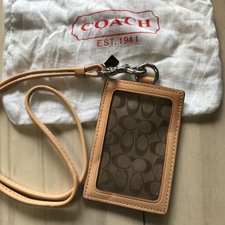 コーチ(COACH)の☆新品未使用☆COACHパスケース(名刺入れ/定期入れ)