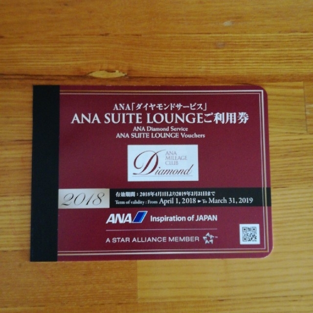 ANA ラウンジ利用券　2枚 チケットの施設利用券(その他)の商品写真