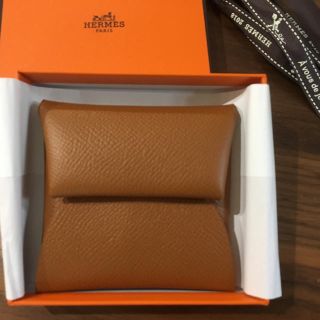 エルメス(Hermes)のエルメス バスティア ゴールド コインケース 未使用 C刻印 (コインケース)