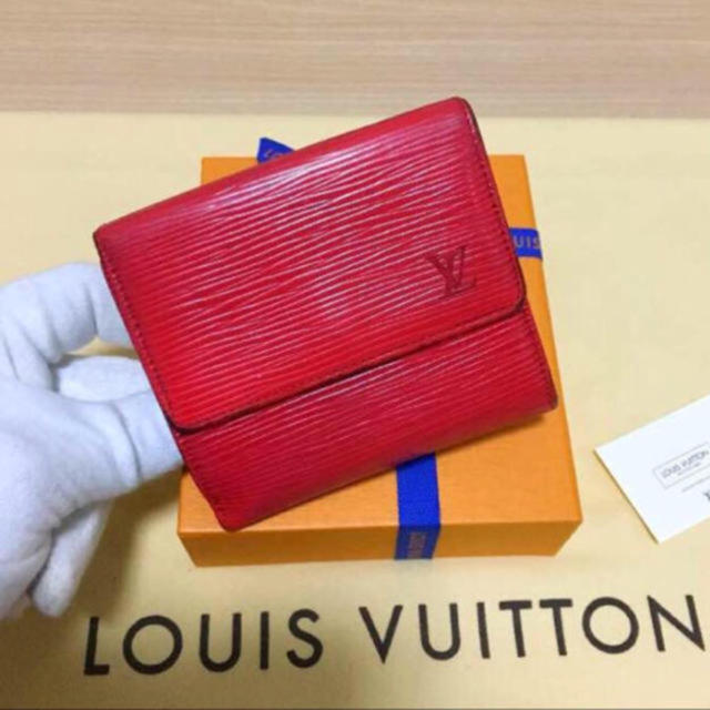 LOUIS VUITTON(ルイヴィトン)の＊中古品 二つ折り財布 エピ＊ レディースのファッション小物(財布)の商品写真