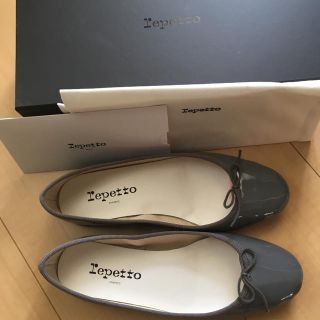 レペット(repetto)の新品 レペット グレー 37 1/2 (バレエシューズ)