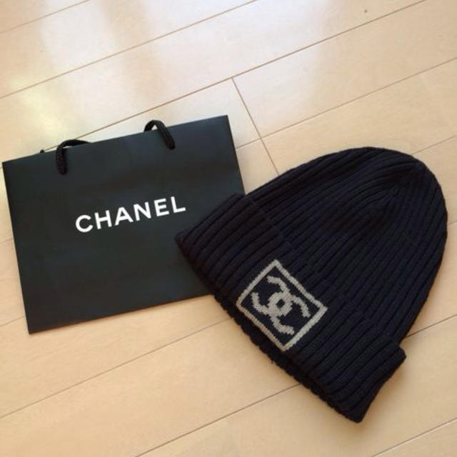 CHANEL - シャネル☆ニット帽の通販 by niko's shop|シャネルならラクマ