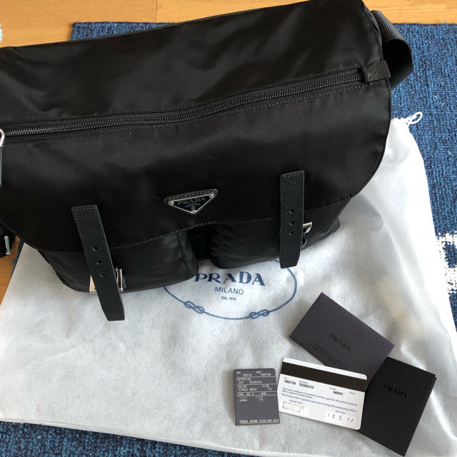 【新作入荷!!】 PRADA - ファブリックショルダーバッグ ナイロン 新品♡プラダ ショルダーバッグ 【新作入荷!!】 PRADA - ファブリックショルダーバッグ ナイロン 新品♡プラダ ショルダーバッグ