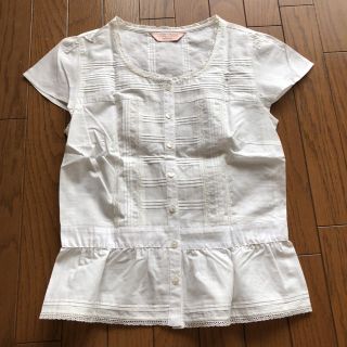 ローラアシュレイ(LAURA ASHLEY)のmak-i- wish様専用 ローラ アシュレイ フレンチ袖ブラウス(シャツ/ブラウス(半袖/袖なし))