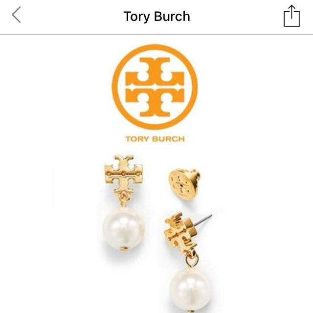 Tory Burch(トリーバーチ)の新品未使用♡トリーバーチ♡ピアス レディースのアクセサリー(ピアス)の商品写真