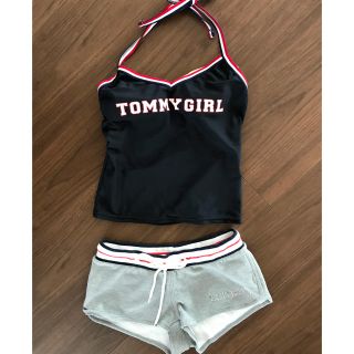 トミーヒルフィガー(TOMMY HILFIGER)の美品 TOMY レディース水着セット ホルターネックパンツ (水着)