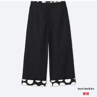 ユニクロ(UNIQLO)のももうさ様専用 ワイドクロップドパンツ(クロップドパンツ)