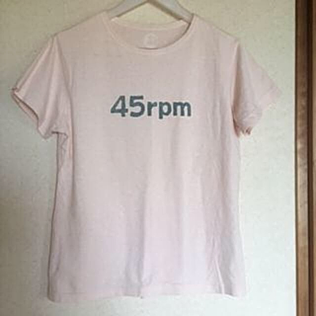 45rpm(フォーティーファイブアールピーエム)の★45rpm／Tシャツ(ピンク) レディースのトップス(Tシャツ(半袖/袖なし))の商品写真