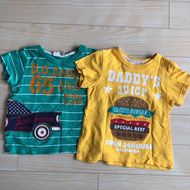 daddy oh daddy(ダディオーダディー)のDaddy oh Daddy Tシャツ2枚セット※ひろみ様専用※ キッズ/ベビー/マタニティのキッズ服男の子用(90cm~)(Tシャツ/カットソー)の商品写真