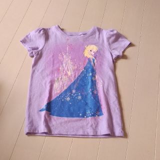 オールドネイビー(Old Navy)の３歳用　アナ雪　エルサ柄　Tシャツ(Tシャツ/カットソー)