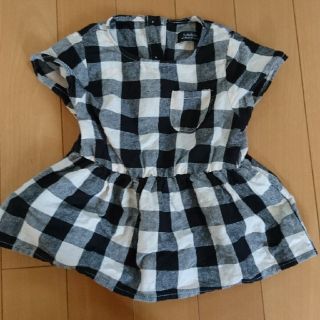 フタフタ(futafuta)の美品☆80～90 フタフタブラッククローゼット チュニック(シャツ/カットソー)