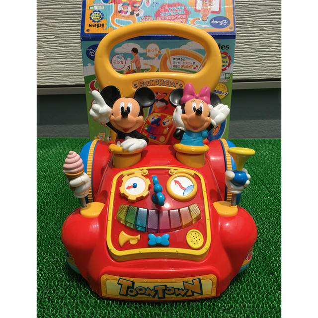 ides(アイデス)のミッキーマウス 手押し車 キッズ/ベビー/マタニティのおもちゃ(手押し車/カタカタ)の商品写真