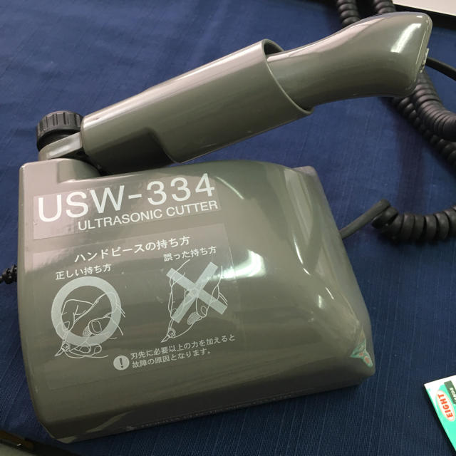 今月激安商品 超音波カッター USW-334 替刃&六角棒スパナ付 本多電子製