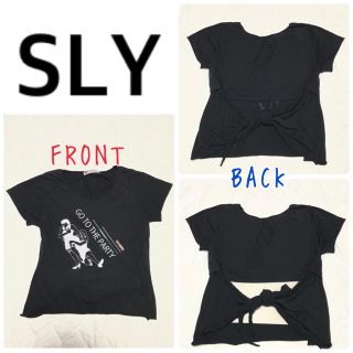 スライ(SLY)のSLY★背中あきトップス(Tシャツ(半袖/袖なし))