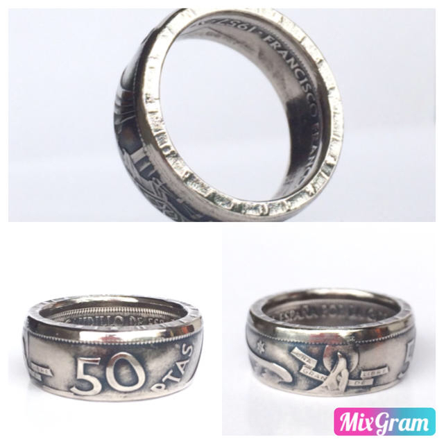 スペインリング 指輪  1957年  21号  メンズのアクセサリー(リング(指輪))の商品写真