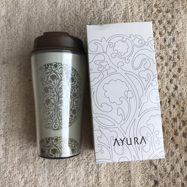 AYURA(アユーラ)のAYURA タンブラー トートバッグ エンタメ/ホビーのコレクション(ノベルティグッズ)の商品写真