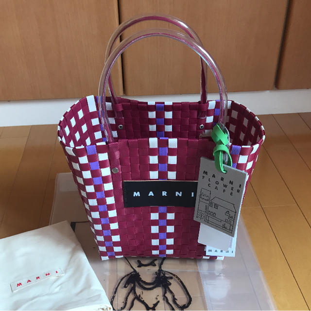 MARNI マルニ ピクニックバッグ　アザレアピンク 新品 マルニ マーケット