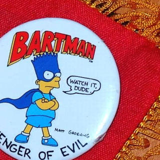 サンタモニカ(Santa Monica)の▪️80’s【BARTMAN】VINTAGE BADGE(その他)