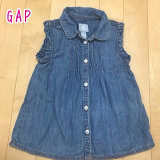 ベビーギャップ(babyGAP)のGAP デニムノースリーブチュニック 105size(Tシャツ/カットソー)