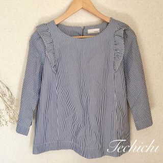 テチチ(Techichi)のTechichi★ストライプ七分袖ブラウス(シャツ/ブラウス(長袖/七分))