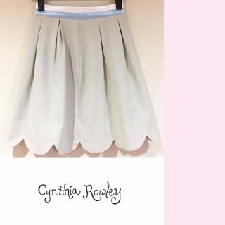 シンシアローリー(Cynthia Rowley)の★シンシアローリー　スカラップスカート★(ミニスカート)