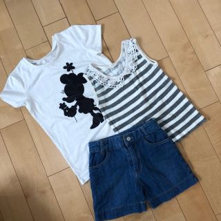 ディズニー(Disney)のgirls 120㎝セット(Tシャツ/カットソー)