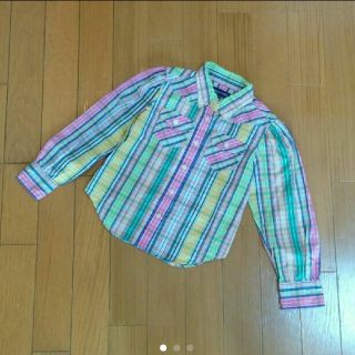 ラルフローレン(Ralph Lauren)の☆美品☆Ralph Lauren☆長袖シャツ☆110☆ラルフローレン☆キッズ(ブラウス)