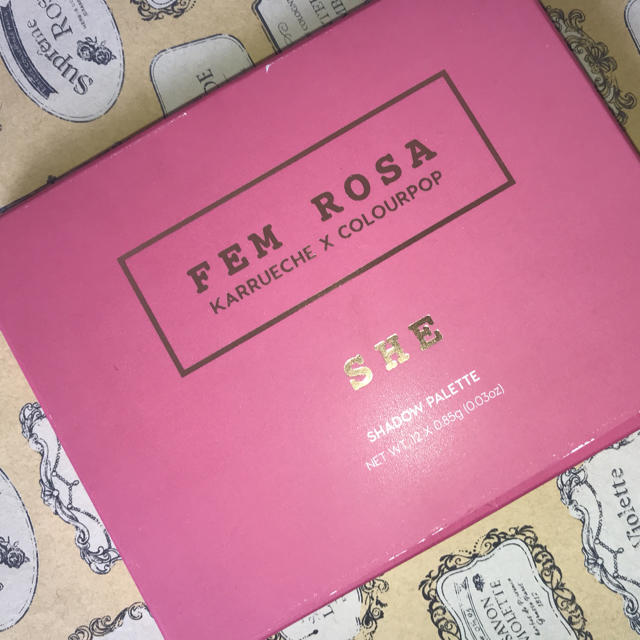 colourpop(カラーポップ)のFEM ROSA アイシャドウパレット コスメ/美容のベースメイク/化粧品(アイシャドウ)の商品写真