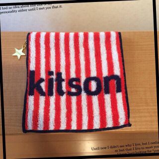 キットソン(KITSON)のkitson♡タオルポーチ(ハンカチ)