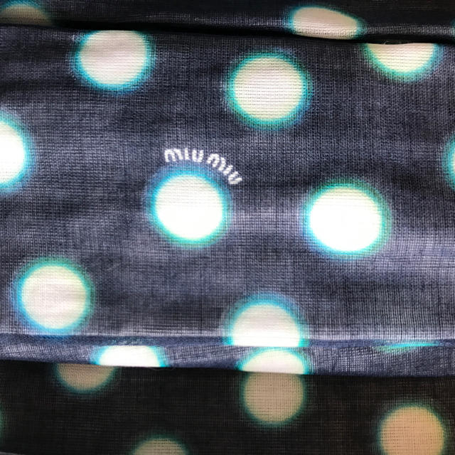 miumiu - 【新品未使用】miumiu ドット柄スカート ミュウミュウ ロゴ