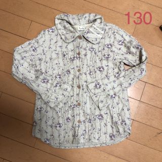 ブランシェス(Branshes)の(美品）ブランシェスpiancheri130やわらかい長袖シャツ(ブラウス)