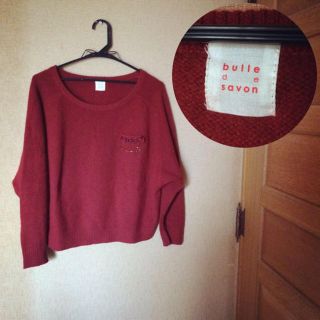 ビュルデサボン(bulle de savon)の【難有り】さぼん てぃーかっぷにっと °(ニット/セーター)