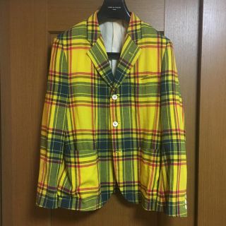 コムデギャルソンオムプリュス(COMME des GARCONS HOMME PLUS)のコムデギャルソン チェックジャケット(テーラードジャケット)