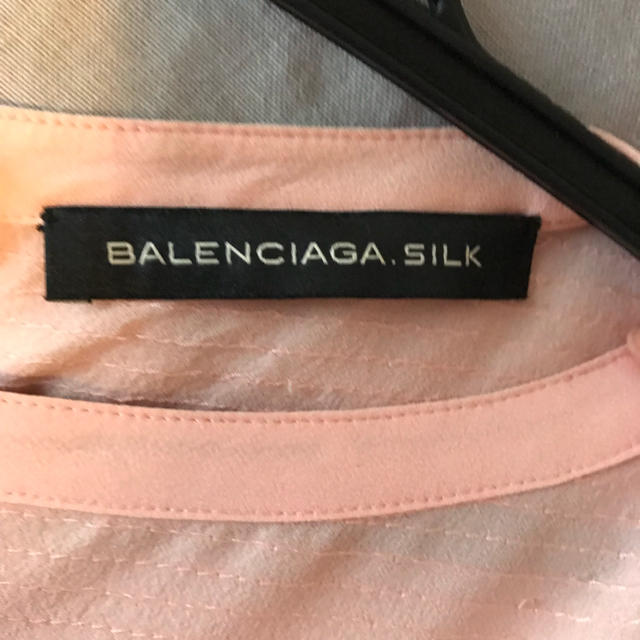 Balenciaga(バレンシアガ)のsale🚩BALENCIAGAのサクラ色ノースリーブワンピース💓 レディースのワンピース(ひざ丈ワンピース)の商品写真