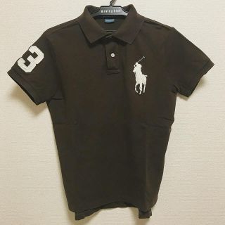 ポロラルフローレン(POLO RALPH LAUREN)のPOLO Ralph lauren ラルフローレン焦茶 ビッグポニー ポロシャツ(ポロシャツ)