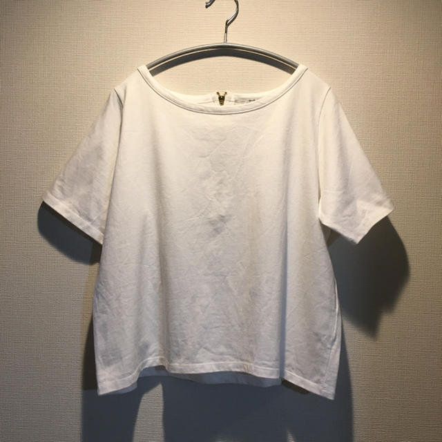 Noble(ノーブル)の《1回着用のみ美品》ノーブル シンプル Tシャツ レディースのトップス(Tシャツ(半袖/袖なし))の商品写真