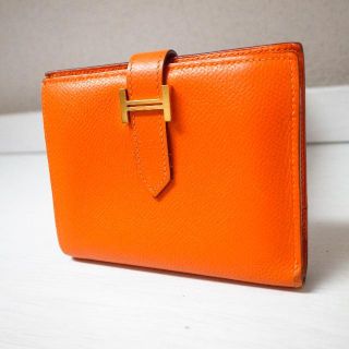 エルメス(Hermes)の正規品♡最安値♡エルメス　ベアンコンパクト　折りたたみ財布　ベアン　バッグ　財布(財布)