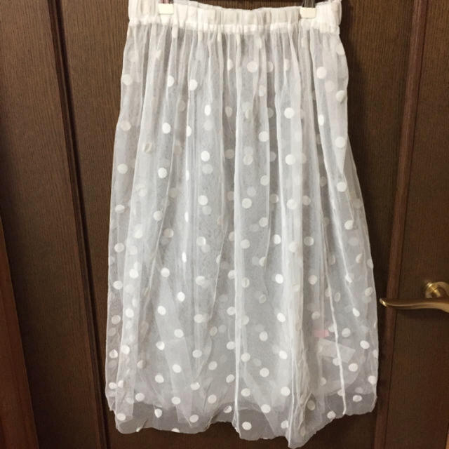 Honey Cinnamon(ハニーシナモン)のハニーシナモン ドットスカート レディースのスカート(ロングスカート)の商品写真