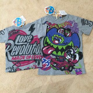 ラブレボリューション(LOVE REVOLUTION)のLOVE REVOLUTION パンディ半袖Tシャツ (80)(Tシャツ/カットソー)