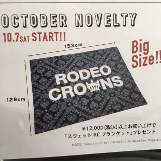 ロデオクラウンズ(RODEO CROWNS)のRODEO CROWNS ノベ ブランケット(その他)