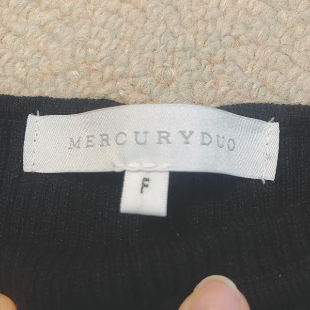MERCURYDUO(マーキュリーデュオ)のMERCURYDUO トップス レディースのトップス(カットソー(半袖/袖なし))の商品写真